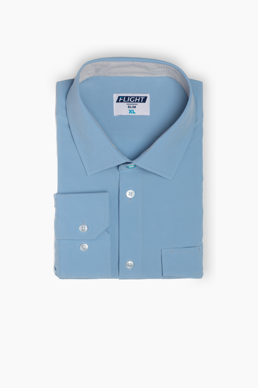 Flight Shirt - Blue - Eyelets